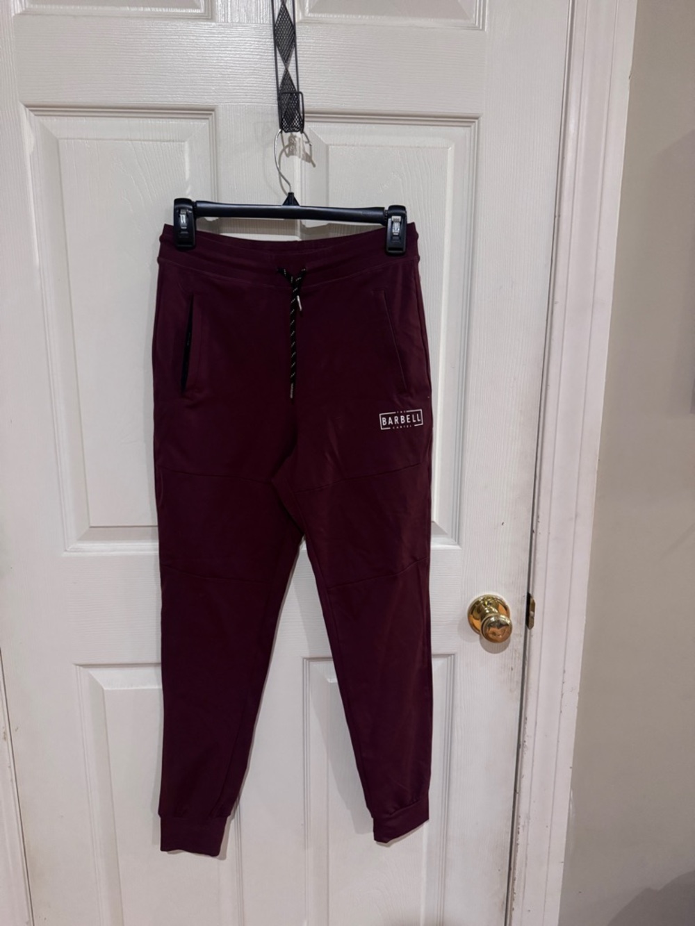 Performance Joggers in Burgundy